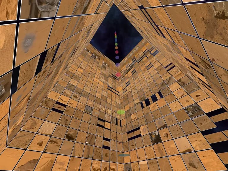 PlanetMars3D: Spirit Mission - Square Column View