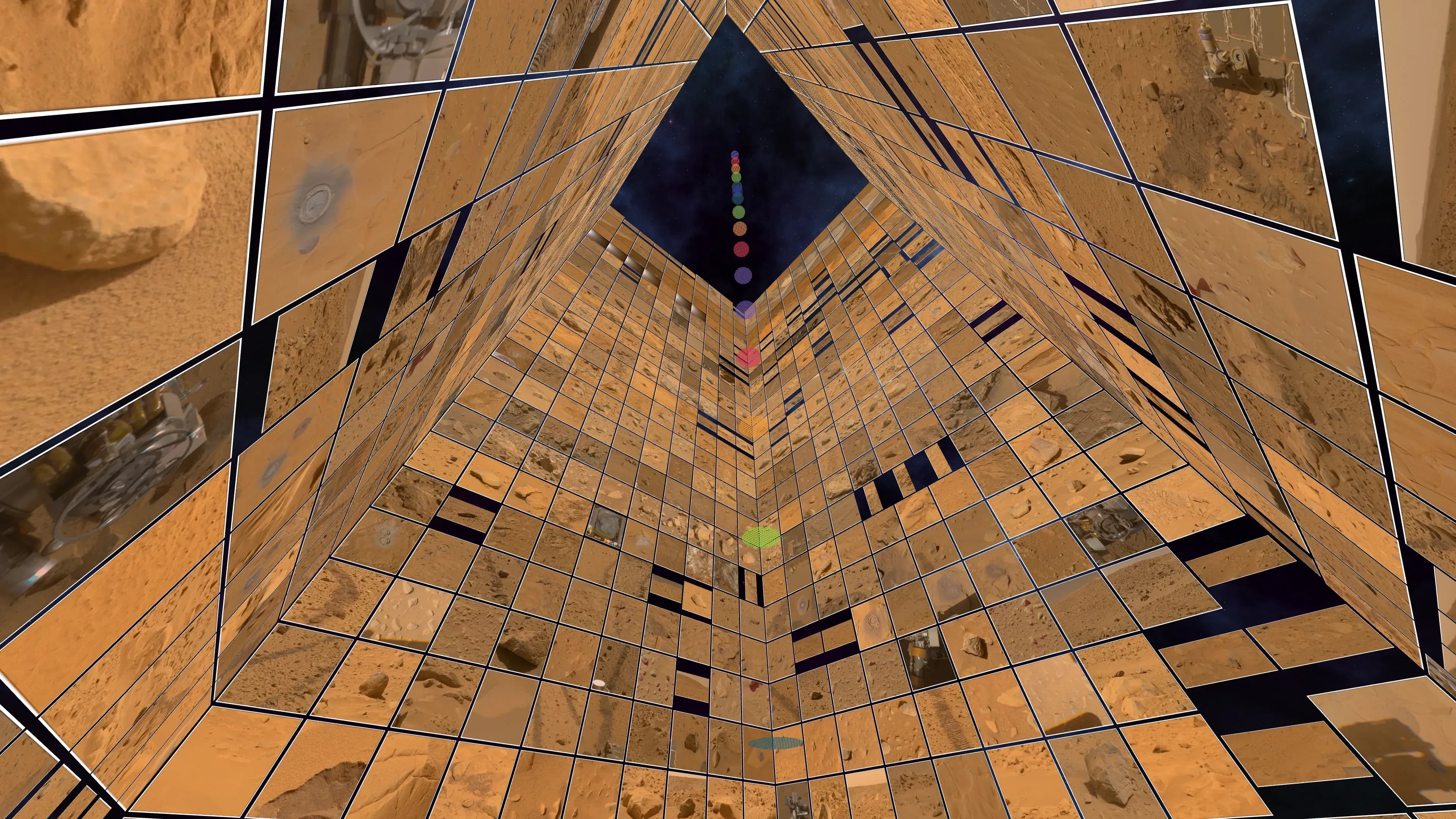 PlanetMars3D: Spirit Mission - Square Column View