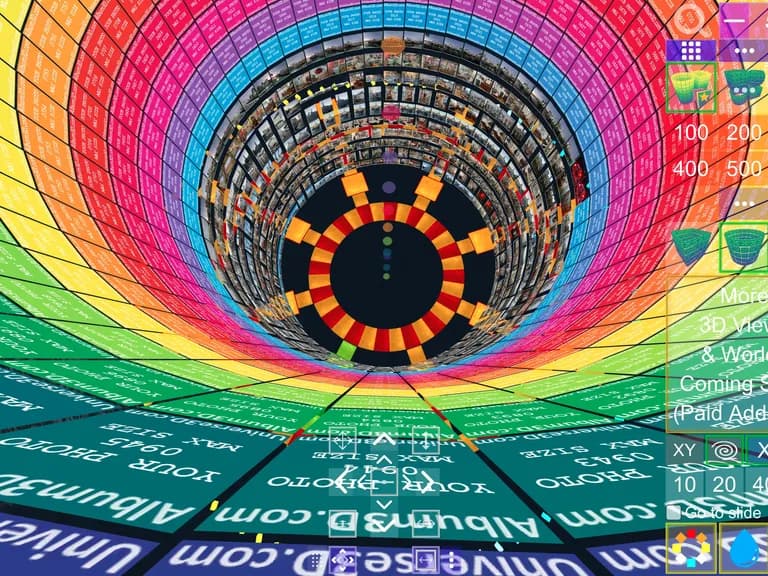 Screenshot of Album3D Cylinder View