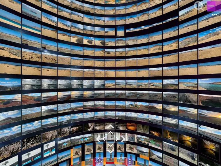 Screenshot of Album3D Cylinder View