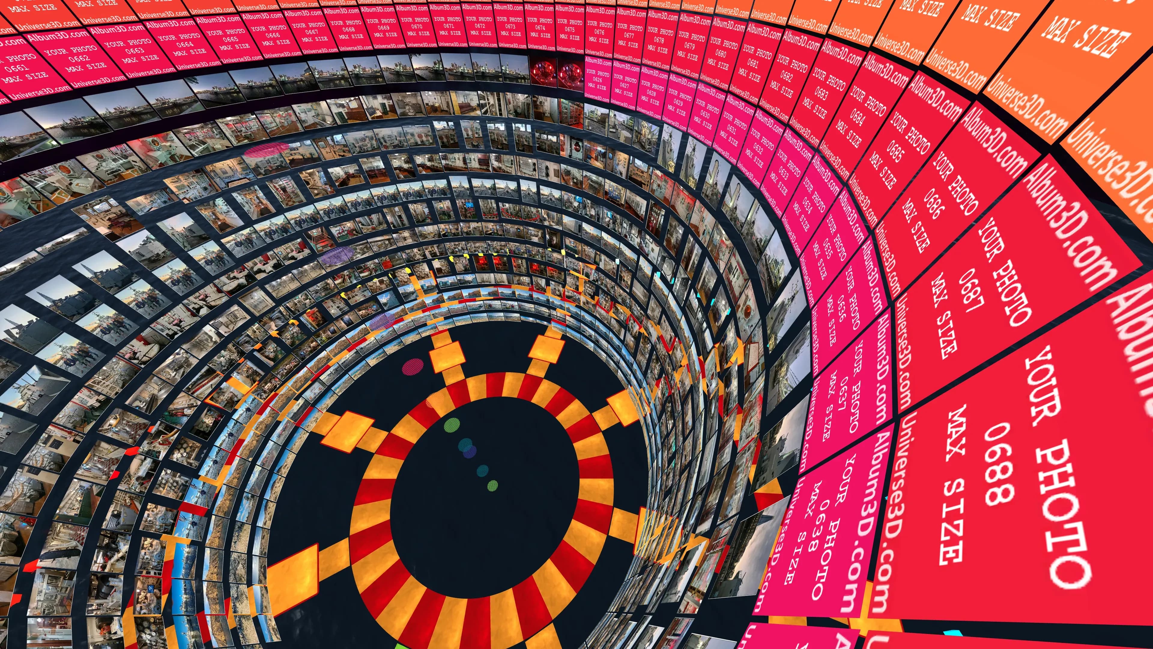 Album3D Cylinder View